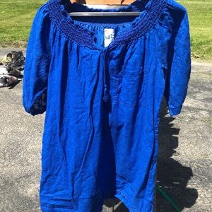 Crop sleeve short dress